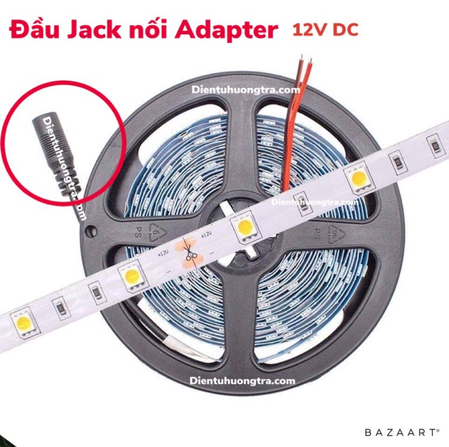 Cuộn dây led 5050/2811_12V chạy hiệu ứng đuổi nhiều màu 5m