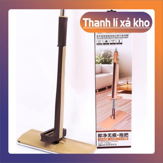 XẢ KHO Mua Lẻ Rẻ Như Sỉ Cây lau nhà tự vắt kèm 2 bông lau Đồ Gia Dụng BinBon