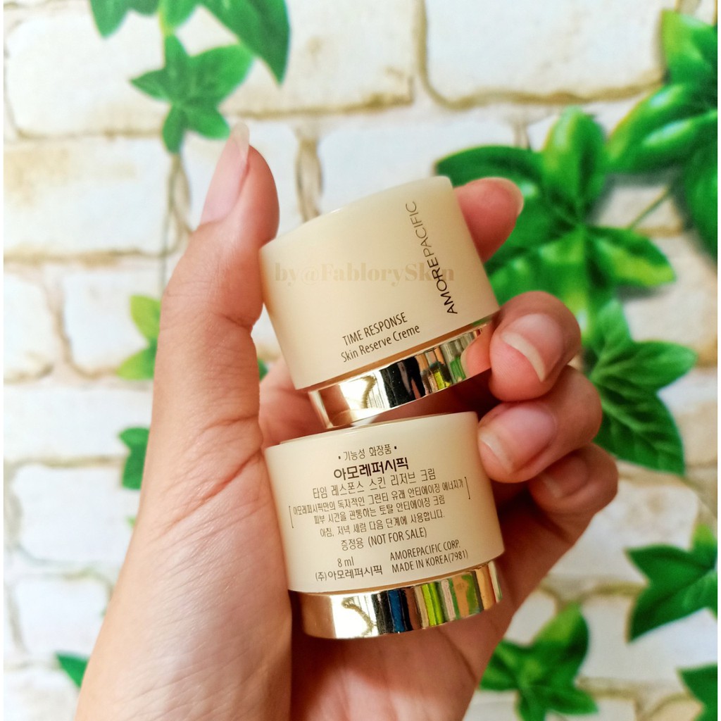 Kem dưỡng da Amore Pacific Time Response Skin Reserve Cream 8ml dưỡng da ẩm, chống lão hóa da [Hàng chuẩn - Date 2023]