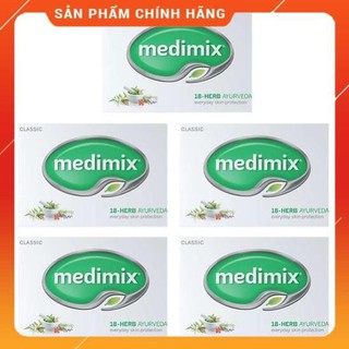 Bánh xà phòng Medimix trị mụn lưng combo mua 4 tặng 1 - 125g
