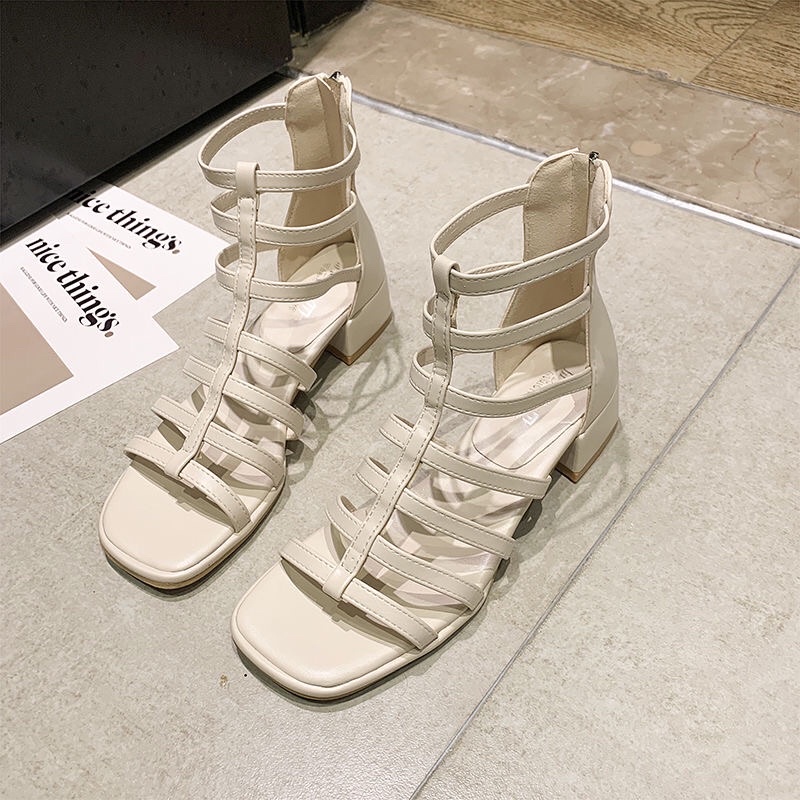 Giày sandal chiến binh đế cao