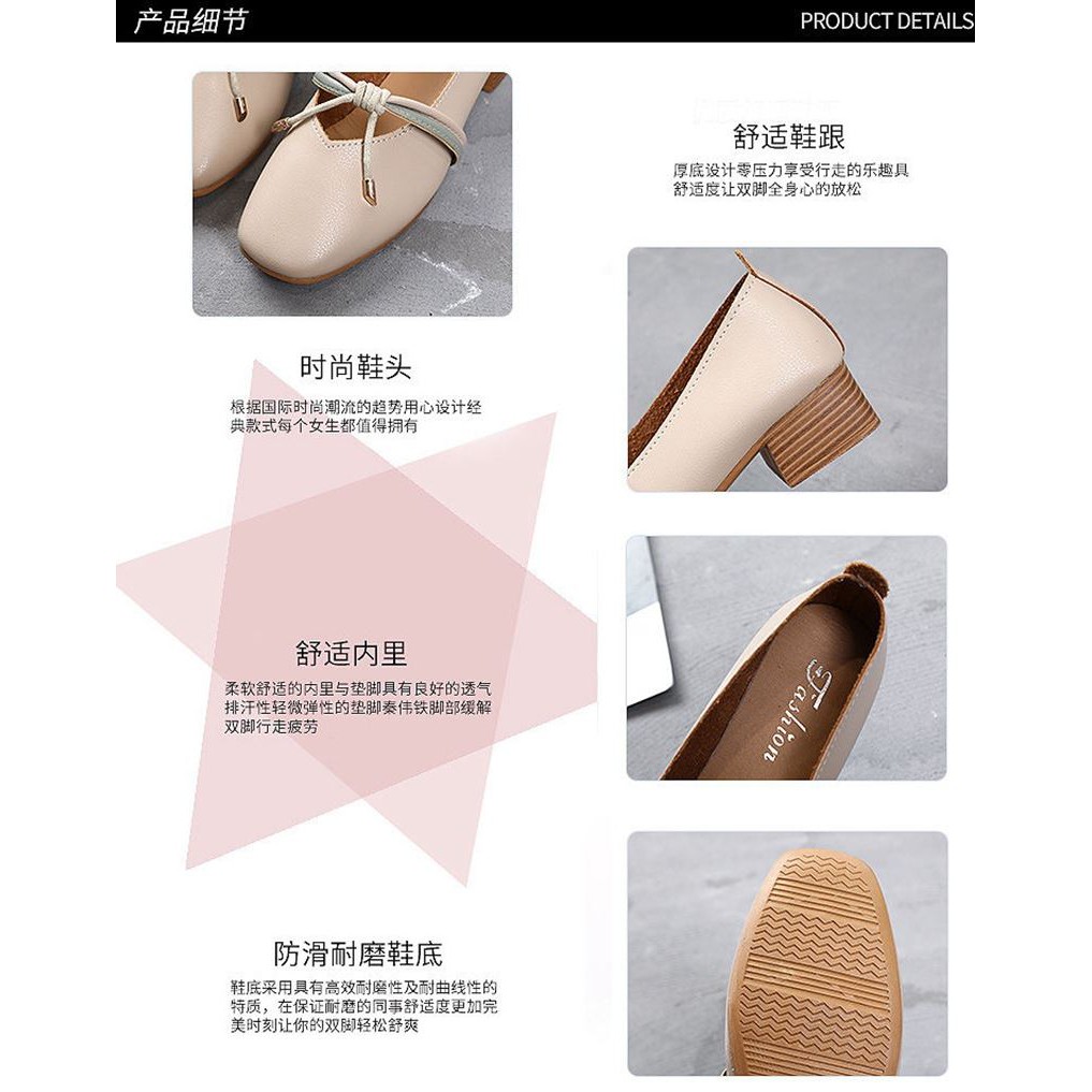 Giày Búp Bê Đế Vuông Xinh Xắn Dành Cho Nữ | BigBuy360 - bigbuy360.vn
