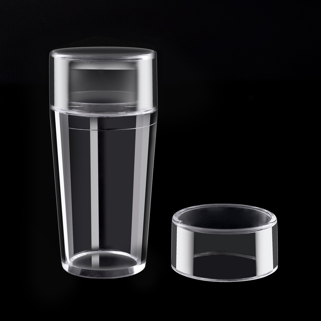 MONJA [Hàng mới về] Bộ Khuôn In Móng Tay Bằng Silicon Trong Suốt