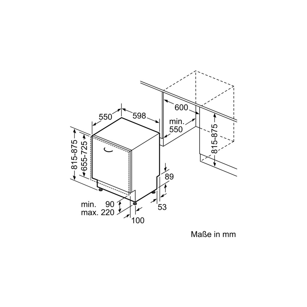 MÁY RỬA CHÉN ÂM TOÀN PHẦN – 60CM HMH. SMV46MX03E