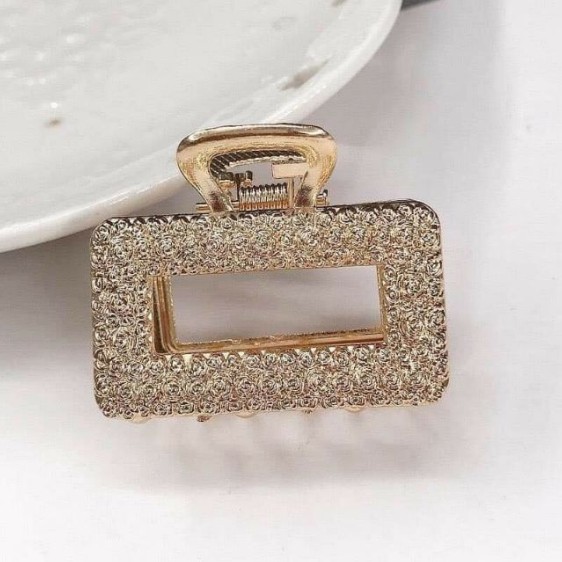 Set 5 Kẹp Tóc Càng Cua Hàn Quốc Xi Vàng Cực Đẹp Siêu Xinh