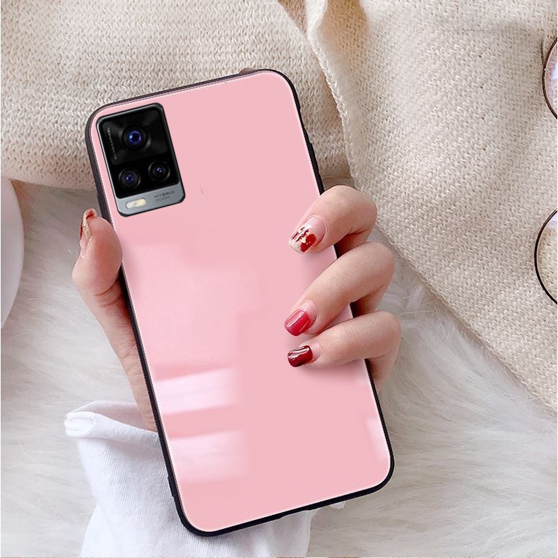 Ốp Lưng VIVO V20, V20 SE, V21 5G,Y21,Y21s,Y33s,T1x Mặt kính gương sáng bóng cao cấp