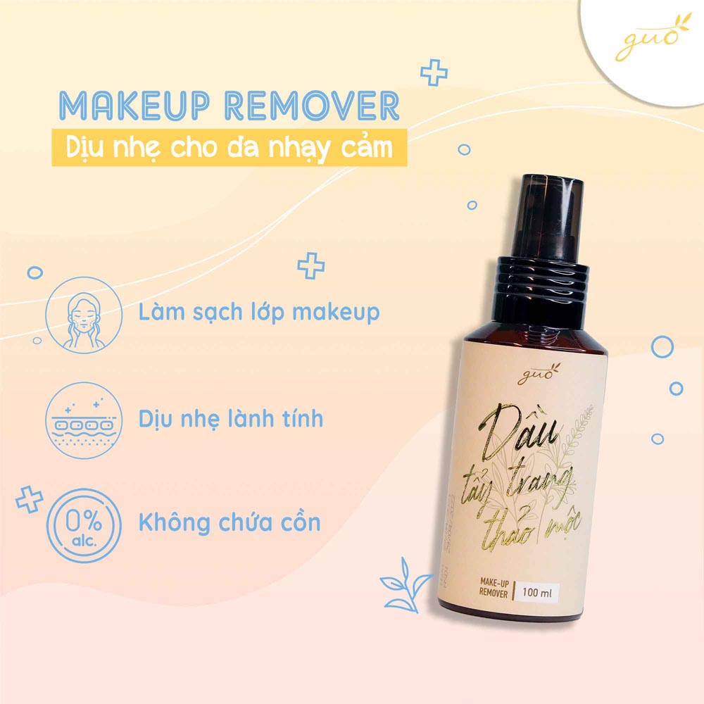 Dầu Tẩy Trang Thảo Mộc GUO - Make Up Remover 100ml