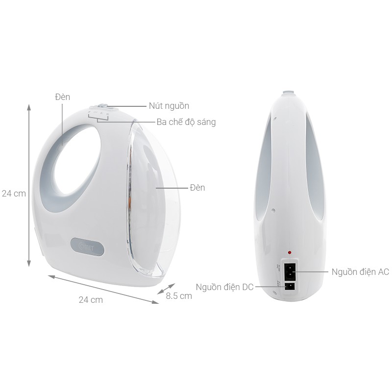 Đèn sạc Comet CRL3106