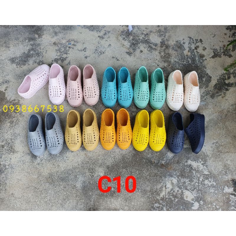 Giày nhựa Native cho bé sz C10 đến C13