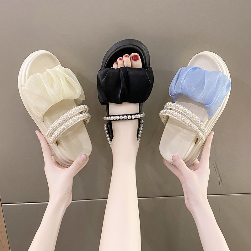Giày Sandal Đế Dày Chống Trượt Dễ Phối Đồ Thời Trang Mùa Hè Dành Cho Bà Bầu
