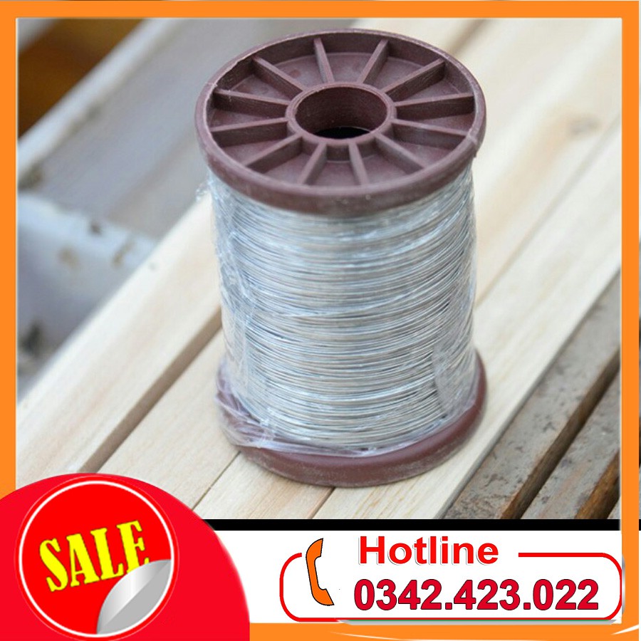 Cuộn Dây Thép Căng Cầu Ong Không Gỉ - Cuộn 500g