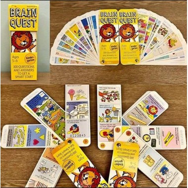 BỘ THẺ HỎI ĐÁP- BRAIN QUEST 5->6 TUỔI