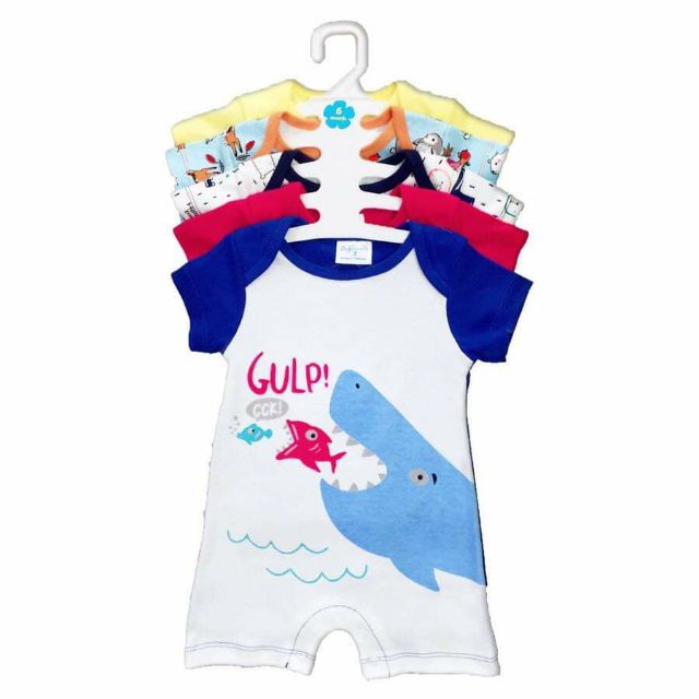 Set 05 Bộ Body Đùi bé trai từ 0 đến 12 tháng BaBy Wear