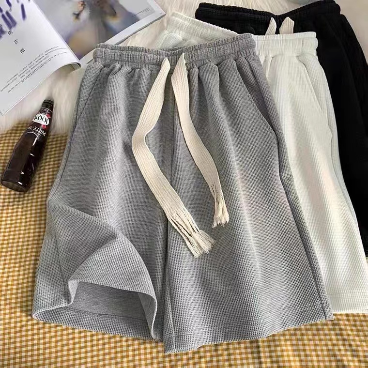 Quần short SUXI ống rộng màu trơn đơn giản thời trang dành cho nữ