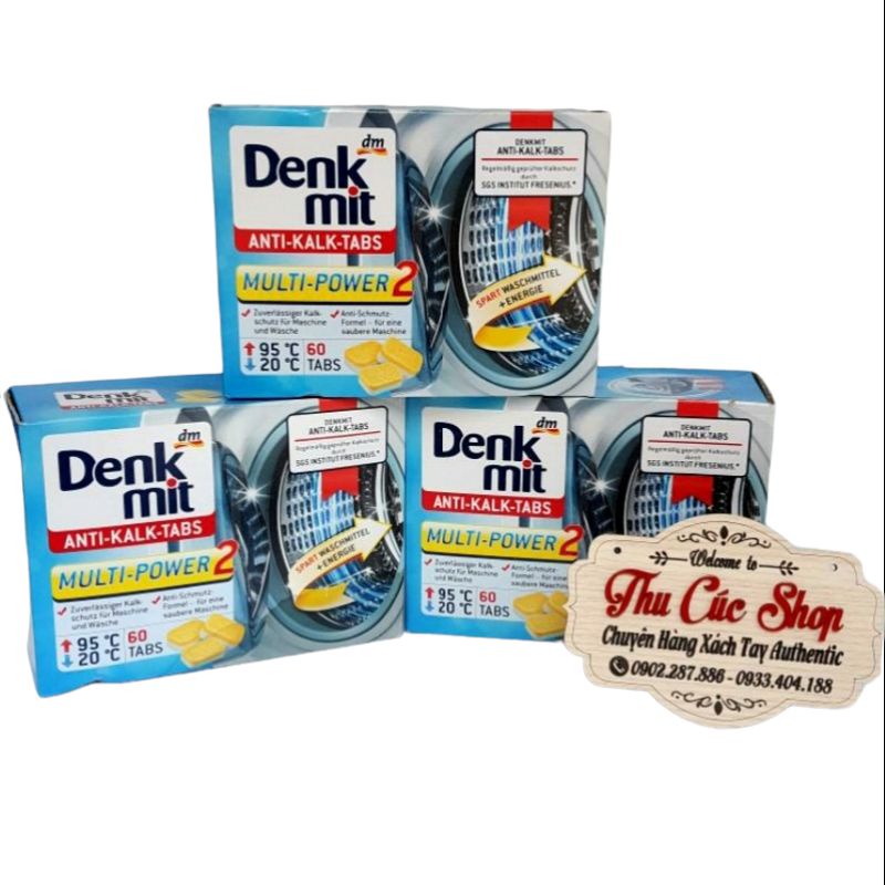 Viên tẩy lồng máy giặt Denkmit