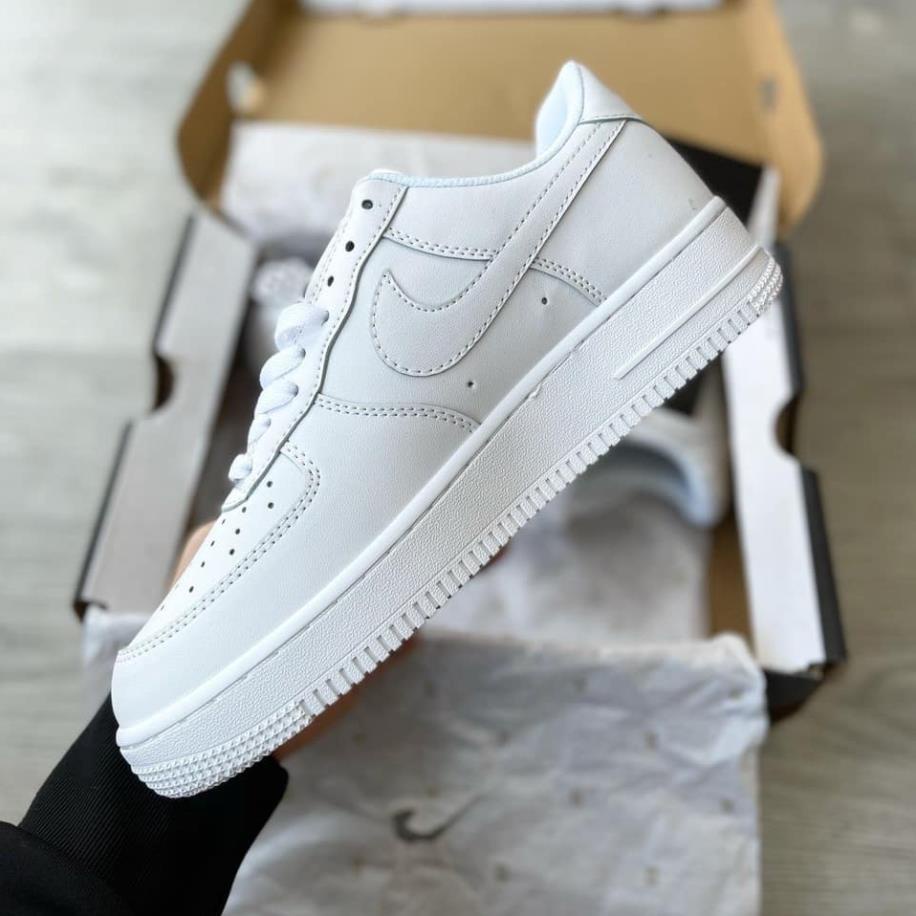 Giày thể thao AF1 Trắng, Giày sneaker air force 1 trắng full nam nữ siêu hot dễ phối đồ tặng FullBoxBill