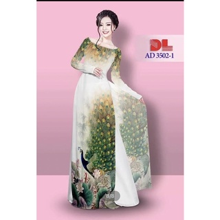 Vải áo dài con công