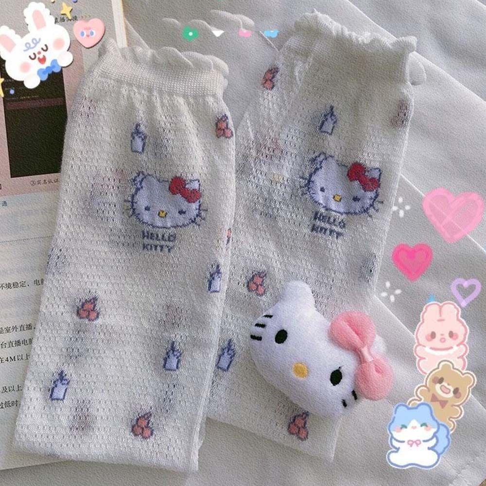 Đôi Găng Tay Giữ Ấm Chống Tia UV Hình Mèo Hoạt Hình Dễ Thương