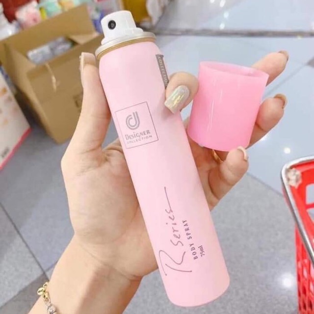 Xịt thơm Designer collection Rseries body spray 75ml