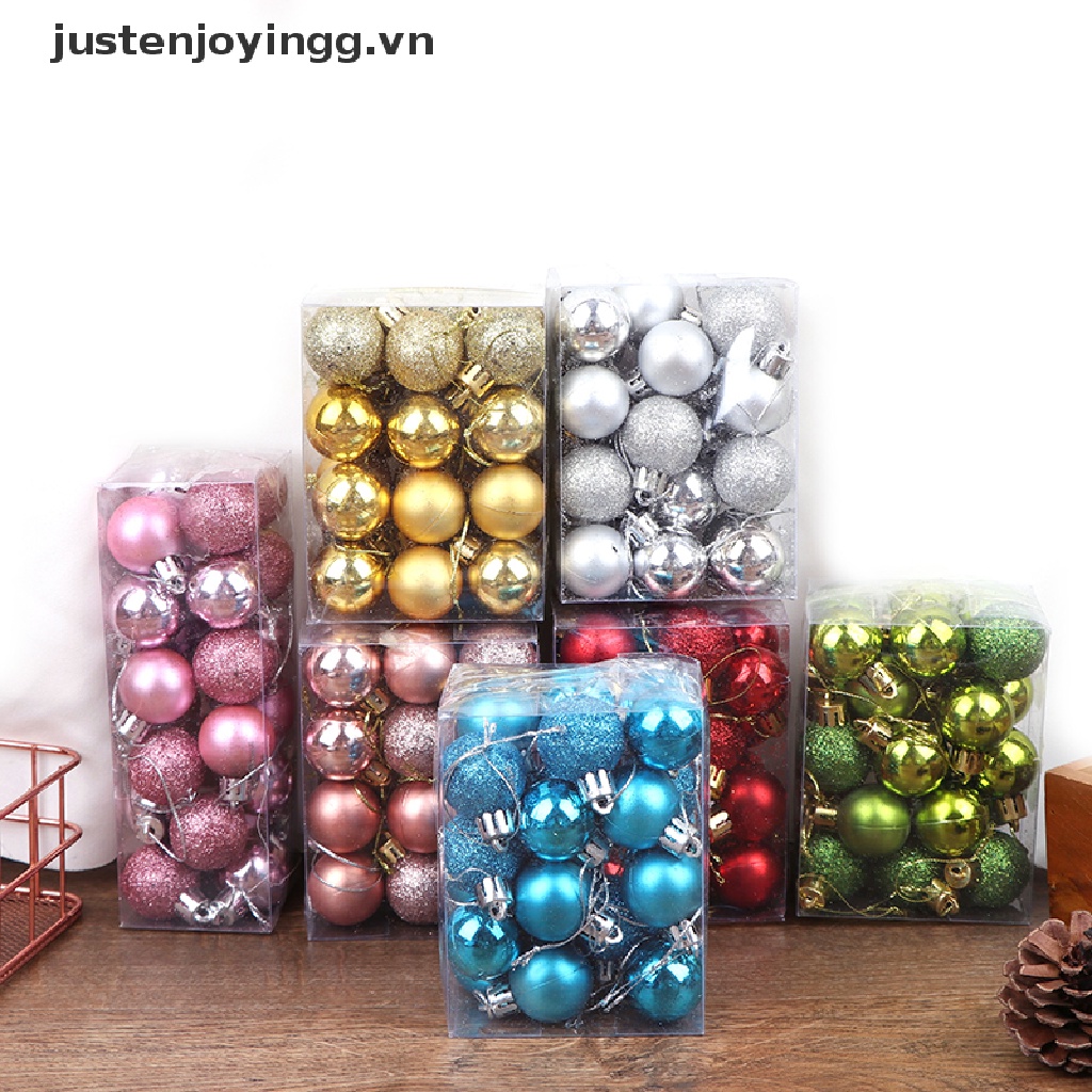 Bộ 24 Phụ Kiện Trang Trí Giáng Sinh / Đám Cưới