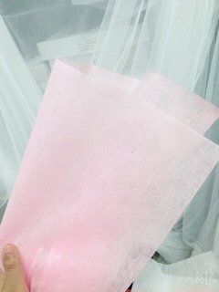 Tập 50 tờ giấy meck lụa gói hoa