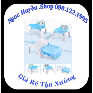 Ghế Đa năng 3 IN 1 Cho Bé ,Bàn Ăn Dặm,Ghế Gội Đầu, Bàn Tập Tô,Vẽ-Ghế Gập Gọn Tiện Lợi Khi Đem Theo.