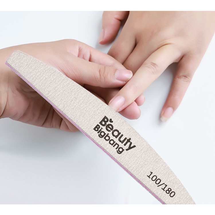 [Hàng mới về] Cây dũa móng tay hai mặt 100/180 chất lượng cao