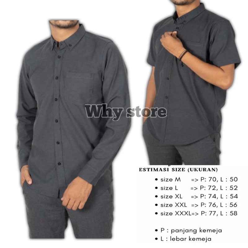 Tại Cửa Hàng Áo Sơ Mi Xám Đậm Tay Ngắn Viền Màu Xám Đậm size S Toddler To Xxl jumbo Cho Nam