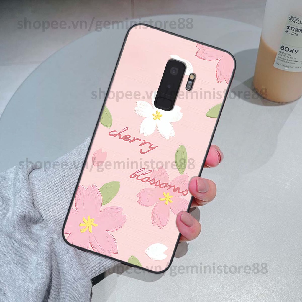 Ốp Samsung S9 / S9 Plus / S9+ in hình hoa lá nhiều màu sắc siêu đẹp, siêu xinh, siêu cá tính