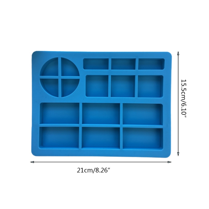 Khuôn Silicone Làm Khay Đựng Đồ Trang Điểm In Chữ DIY