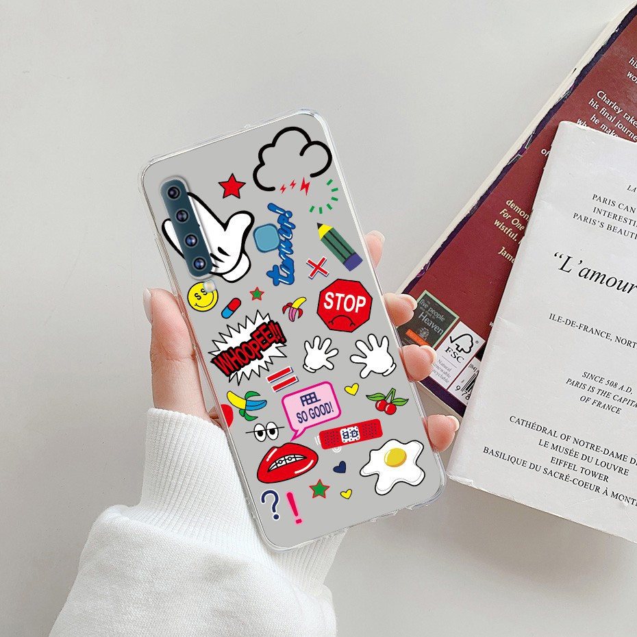 Ốp điện thoại TPU silicon mềm in hoạt hình cho Samsung Galaxy A9 2018 A920