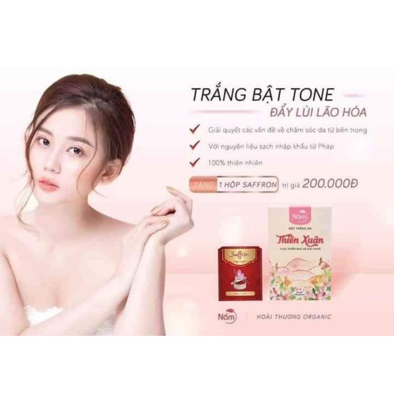 bột thảo mộc trắng da thiên xuân