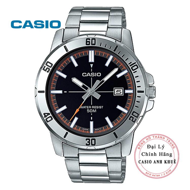 Đồng hồ Casio Nam MTP-VD01D-1E2VUDF cỡ mặt 45mm