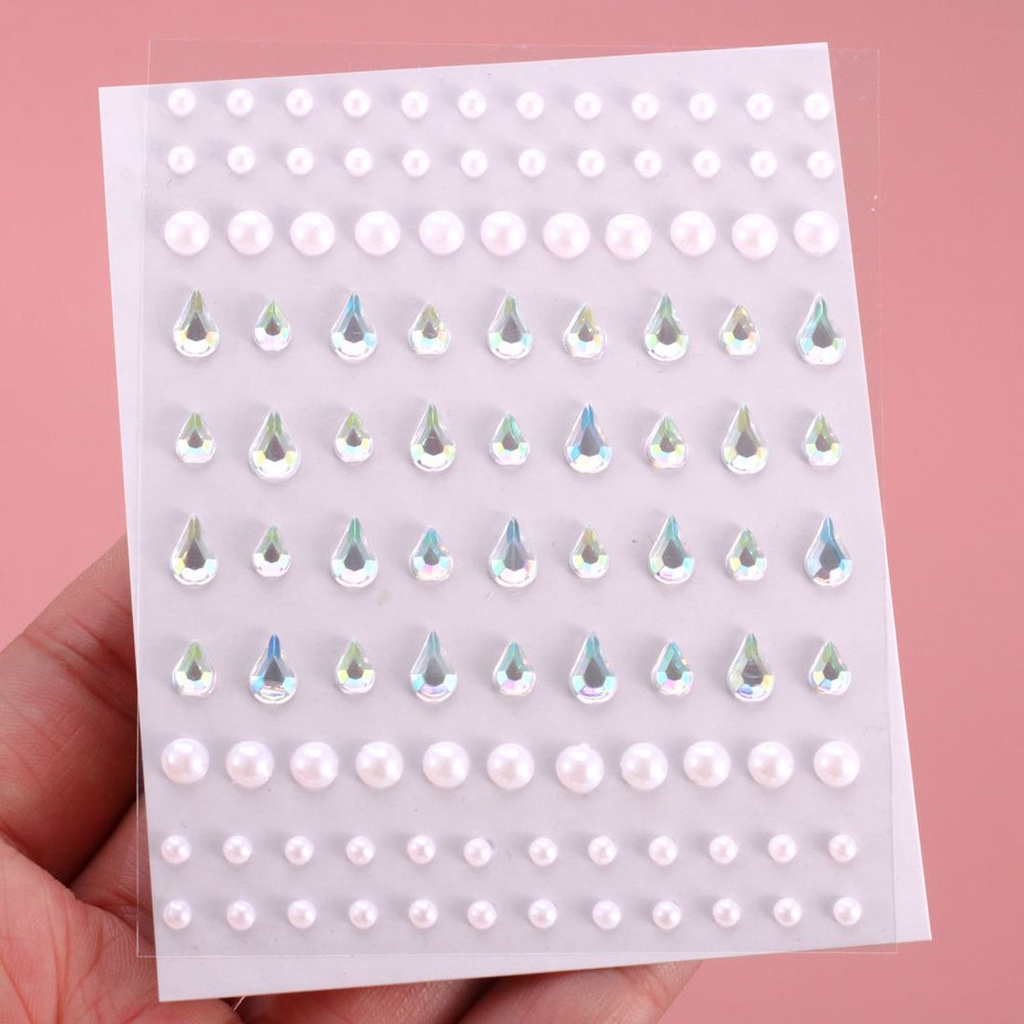 [Hàng mới về] Miếng dán đá trang trí móng tay 3D nhiều màu thời trang DIY