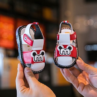 Giầy tạp đi micky có đèn cho bé