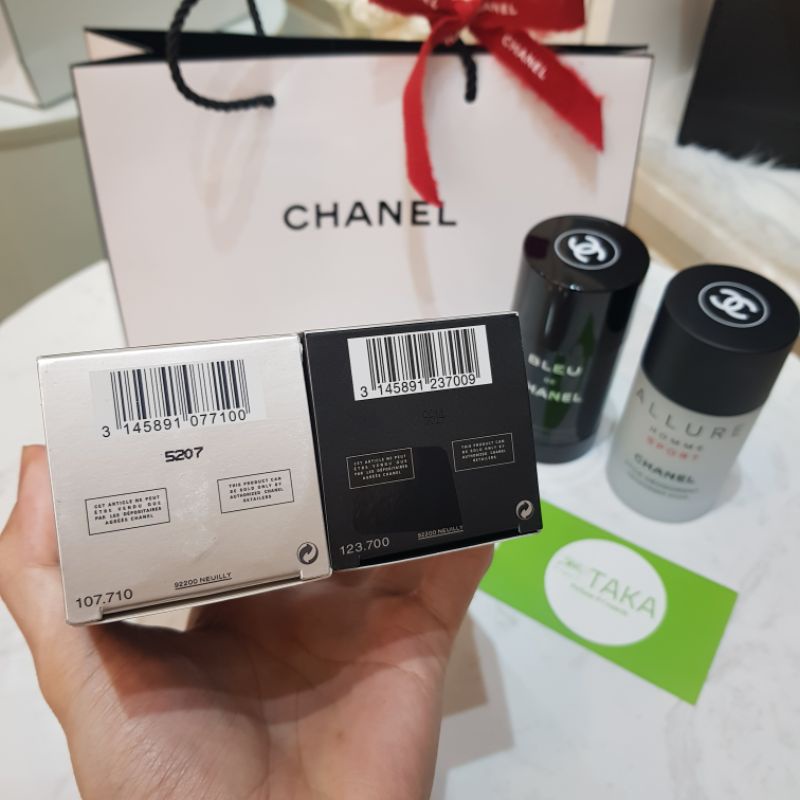Lăn khử mùi ChaneI Bleu De ChaneI và ChaneI Allure Homme Sport 75ml Fullseal