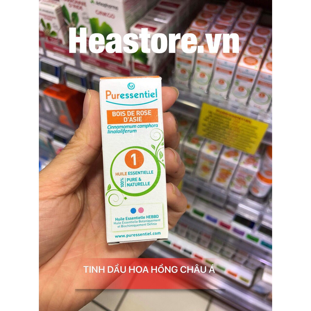 Tinh dầu Hoa hồng Châu Á Puressentiel (Hàng nội địa Pháp)