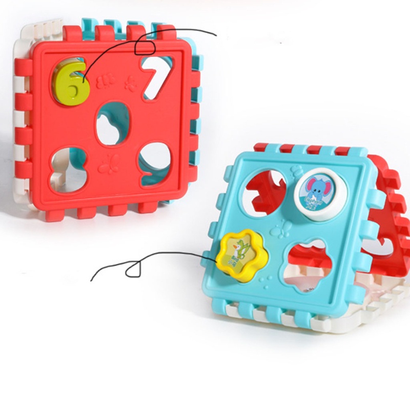 Bộ Đồ Chơi Lắp Ráp 6 Khối Sáng Tạo Cho Bé