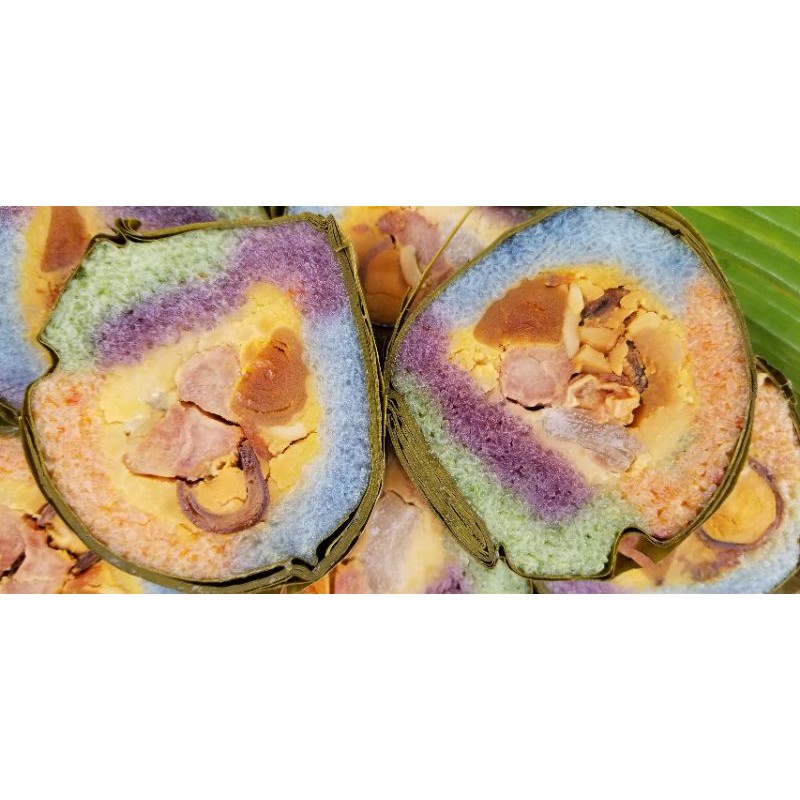 BÁNH TÉT TRÀ CUÔN BÁT BỬU - TỨ QUÝ  ĐÒN 1.4KG