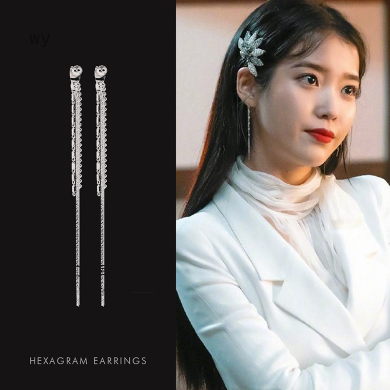 Đôi Khuyên Tai Dài Tạo Hình Tv Độc Đáo Thời Trang Cho Nữ