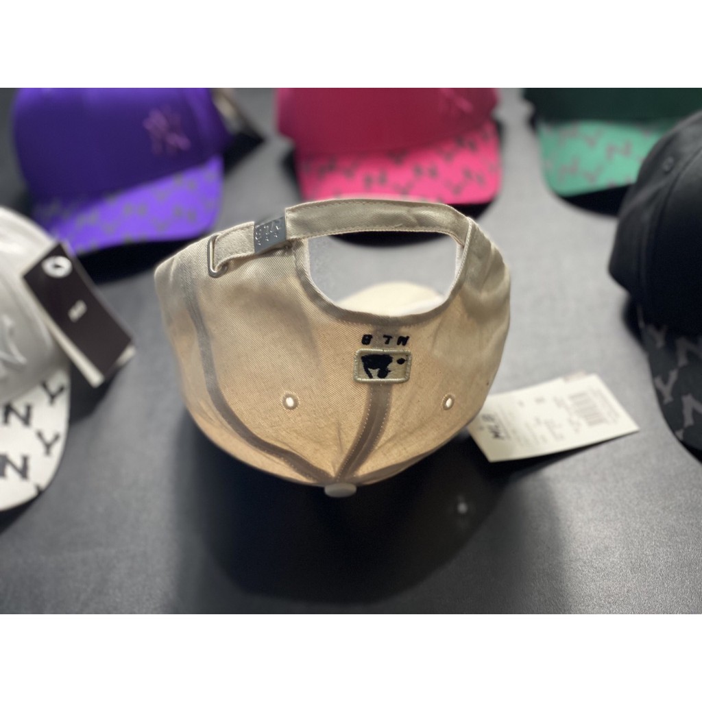 Mũ Lưỡi Trai Thêu Chữ NY Đồng Màu Phong Cách Sang Trọng Unisex Nam Nữ