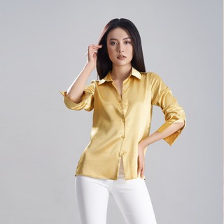 Áo sơmi lụa satin 2ND DATE TOP031B