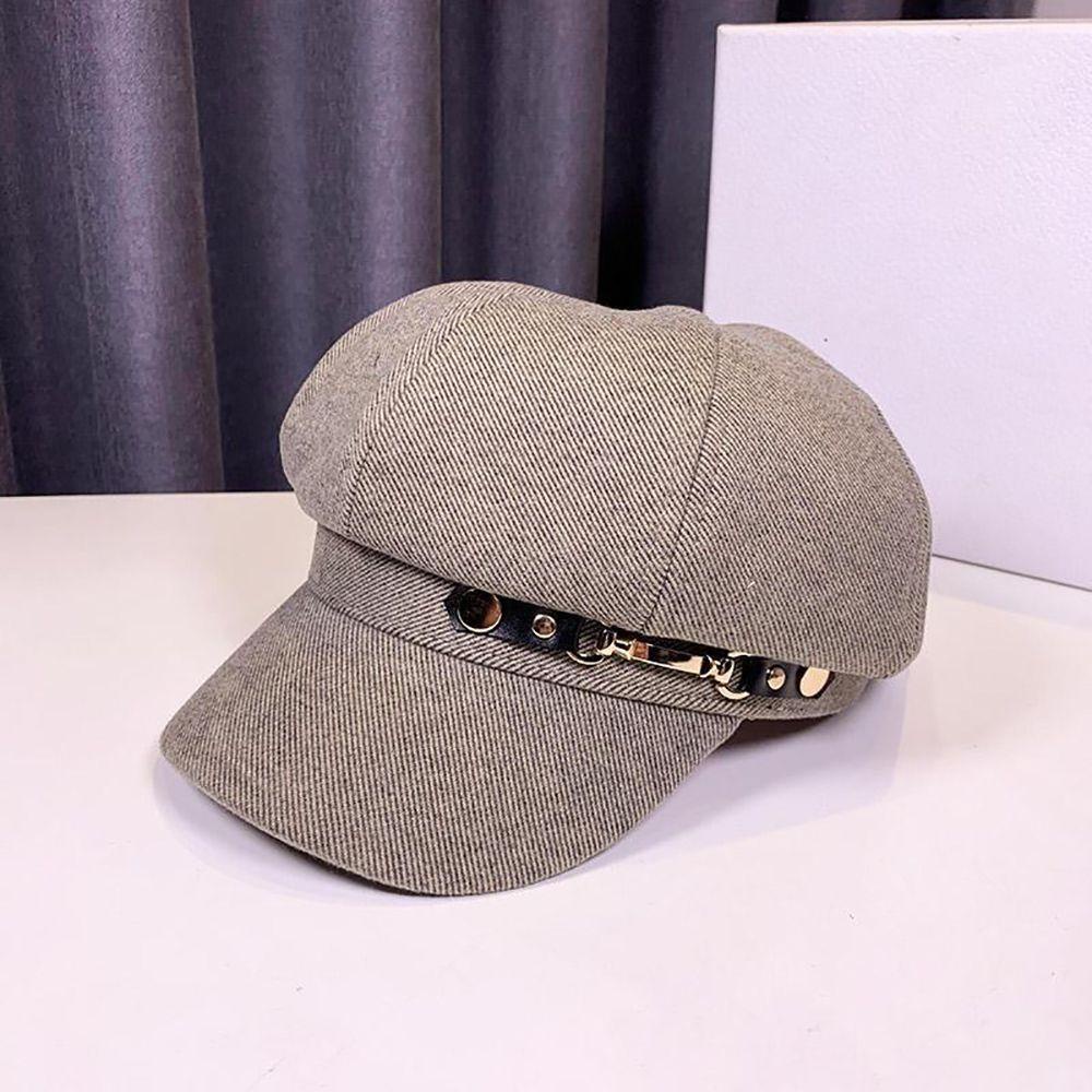 NICKOLAS Mũ Bát Giác Giữ Ấm Mùa Đông Phong Cách Đường Phố Cho Nữ