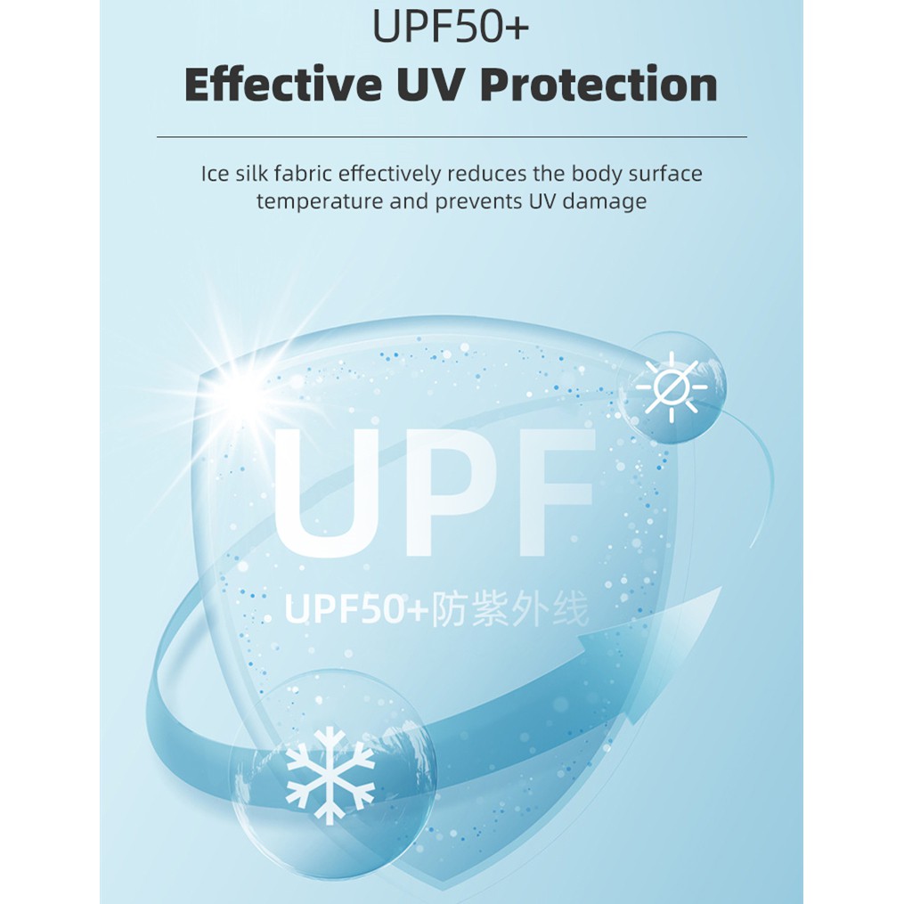 Rockbros Găng Tay Chống Nắng UPF50 Chống Tia UV Chống Trượt Thoáng Khí Dành Cho Nam Và Nữ