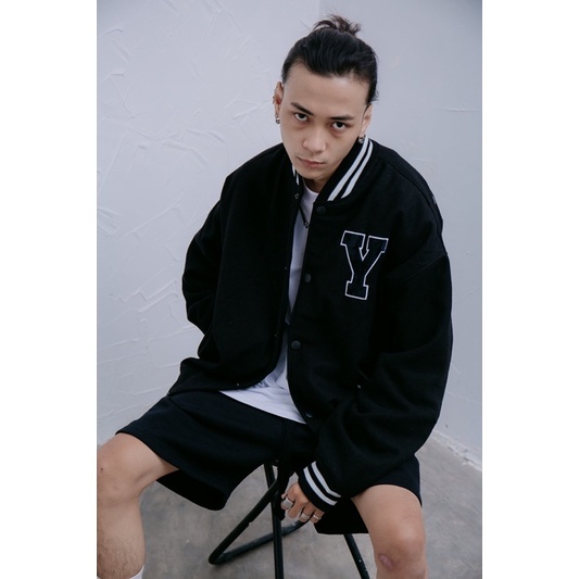 YOUNG GREEN BRAND® Áo Young Green College Varsity Jacket