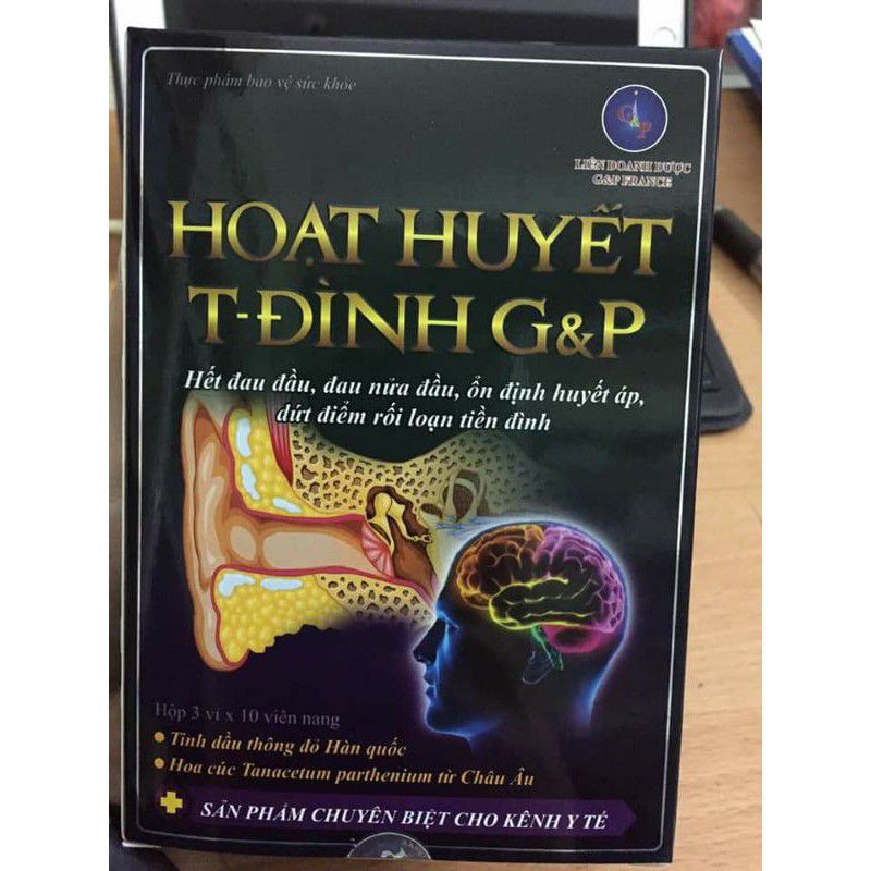 Hoạt huyết tiền đình G&P-Mẫu mới