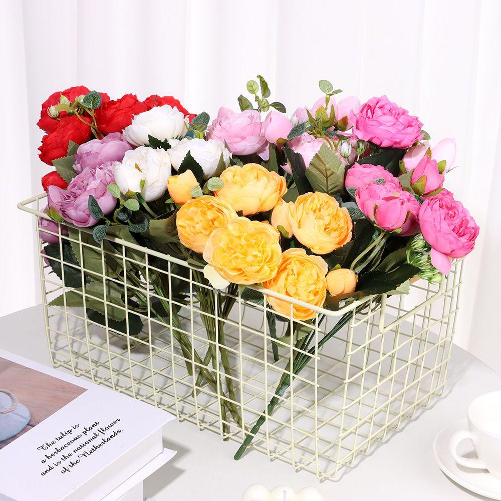 KUNHEV Hoa Mẫu Đơn Giả Trang Trí Tiệc Cưới