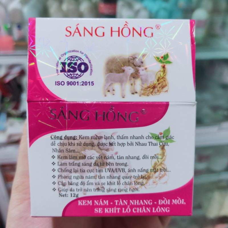 Kem Sáng Hồng Hoa hướng Dương Nám 12g
