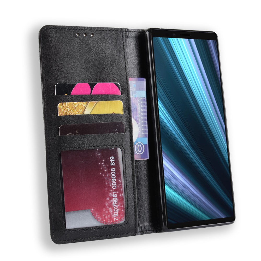 Bao da nắp gập màu trơn thích hợp cho Sony Xperia 1