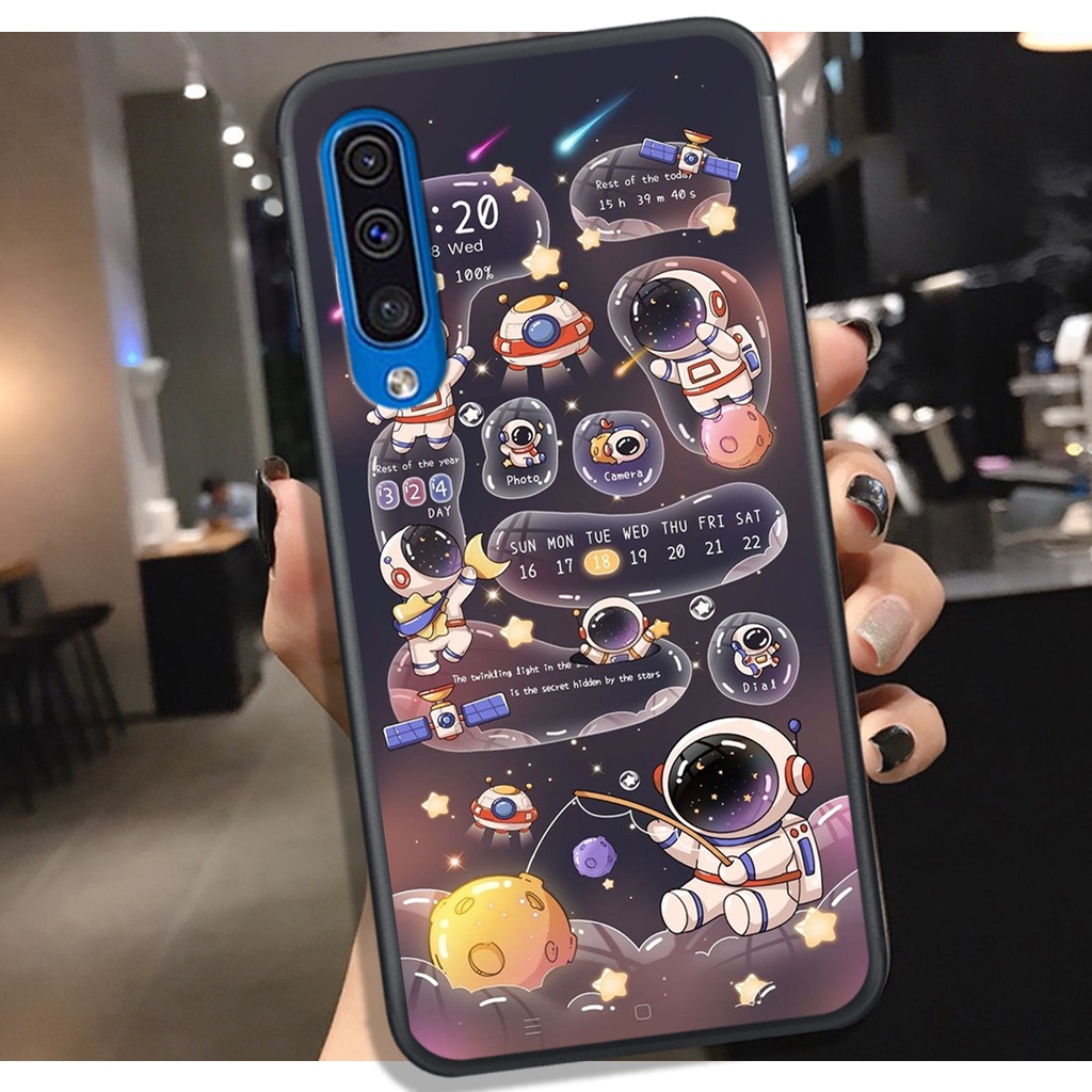Ốp Lưng SamSung A30S - A50 - A70 - A7 2018 - A9 2018  ,In Hình " Phi Hành Gia" Bắt Mắt, Đẹp.